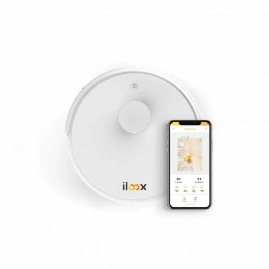 ILOOX V1 robotický vysaváč s mopovaním, wifi a APP v mobile